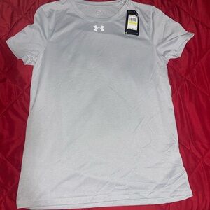 Under Armour Heather Gray Athletic T-Shirt